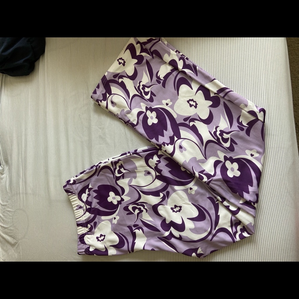 Shein purple/white pants